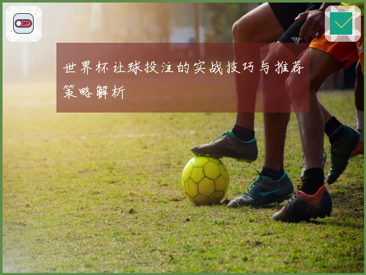 世界杯让球投注的实战技巧与推荐策略解析